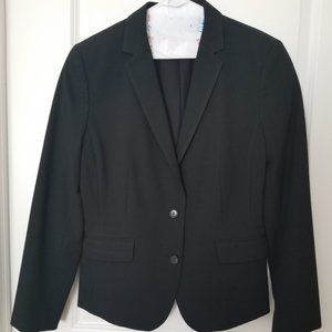 Ann Taylor Factory Black Suit Jacket - 2 button